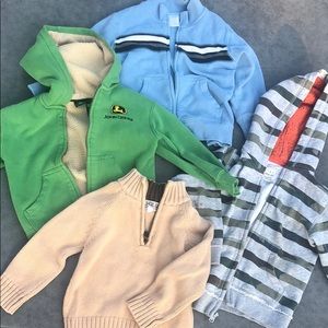 Four sweatshirt sweater hoodie bundle 4 4T boy